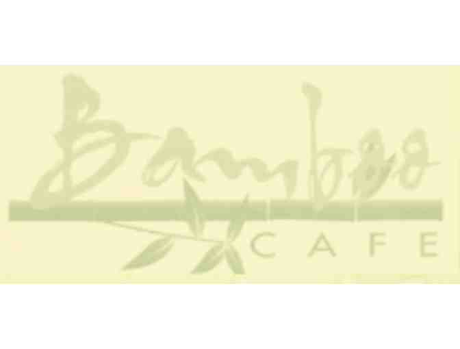 $20 Gift Certificate to Bamboo Cafe	in Brockton