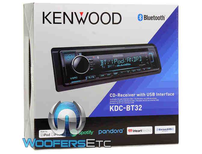 Kenwood In Dash Car Audio CD Bluetooth Receiver