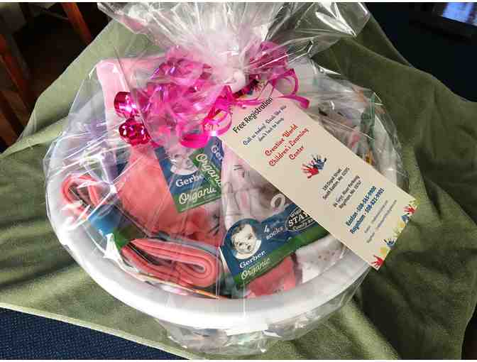 Gift Basket for Infant Girl and free registration at Creative World