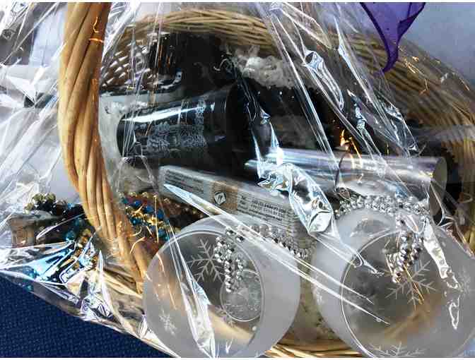 Mardi Gras Gift Basket donated by Holy Cross Church