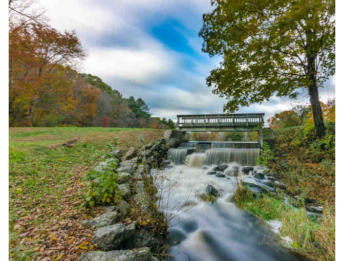 Framed Photo `An Autumnal Afternoon at Old Pond Dam` by Dan Less