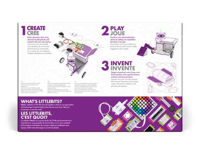 littleBits Space Rover Inventor Kit donated by Iron Tigers Robotics