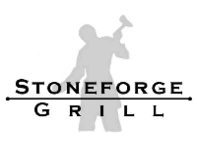 $100 Gift Card to Stoneforge Grill donated by Easton Real Estate