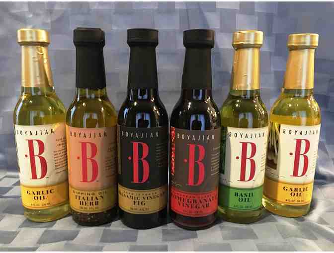 Mixed case of Boyajian Oils and Vinegars (6 bottles, 8 oz)
