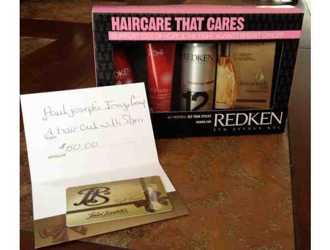 Haircut with Ashley at Paul Joseph's + Redken Products