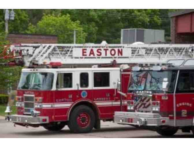 Fire Truck Ride to and From School by Easton Fire Department!