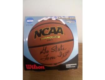 Tom Izzo autographed Basketball