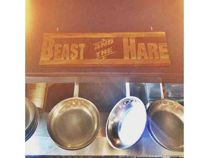 $50 GIFT CERTIFICATE TO BEAST AND THE HARE