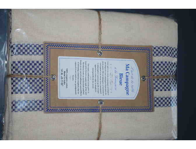 MA CAMPAGNE BLEUE TABLECLOTH, NAPKINS AND TOWELS SET