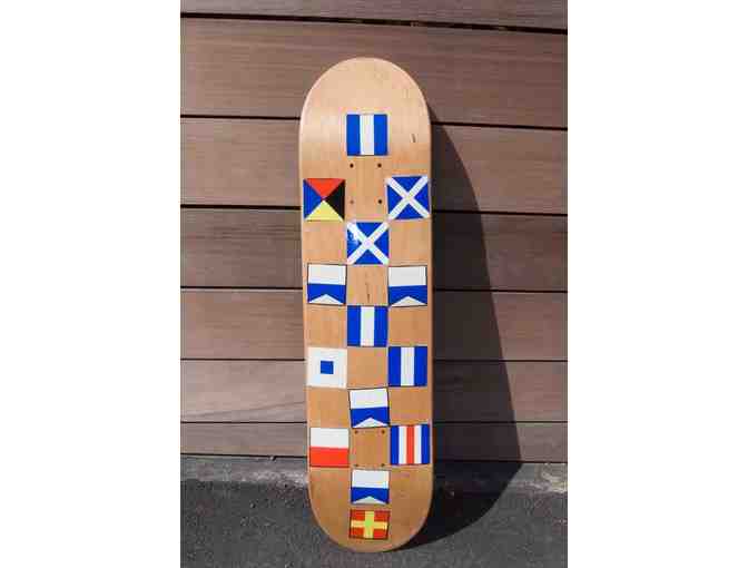 G1-10: Nautical Flags Skateboard