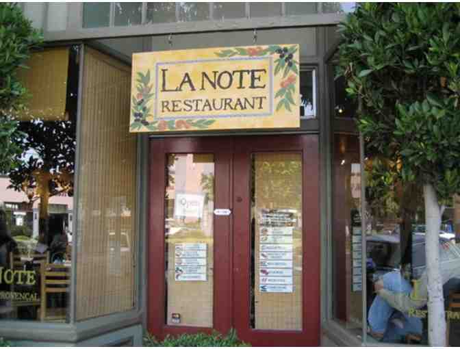$100 GIFT CERTIFICATE TO LA NOTE