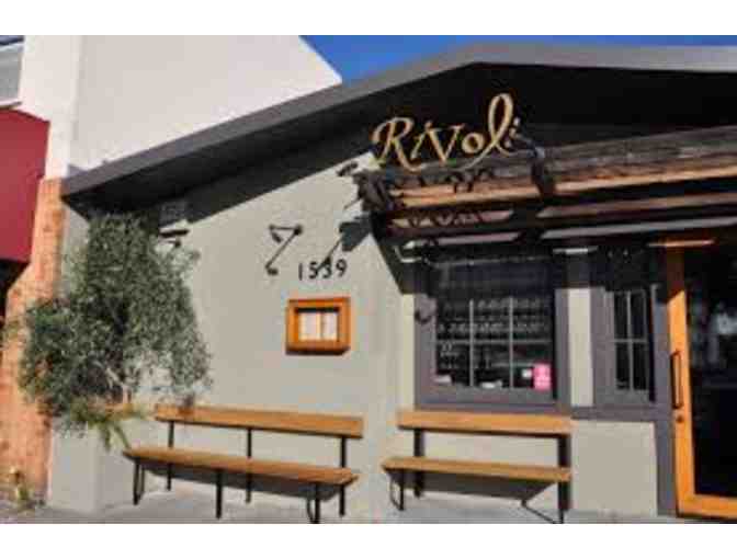 $100 Gift Certificate for Dinner at Rivoli Restaurant