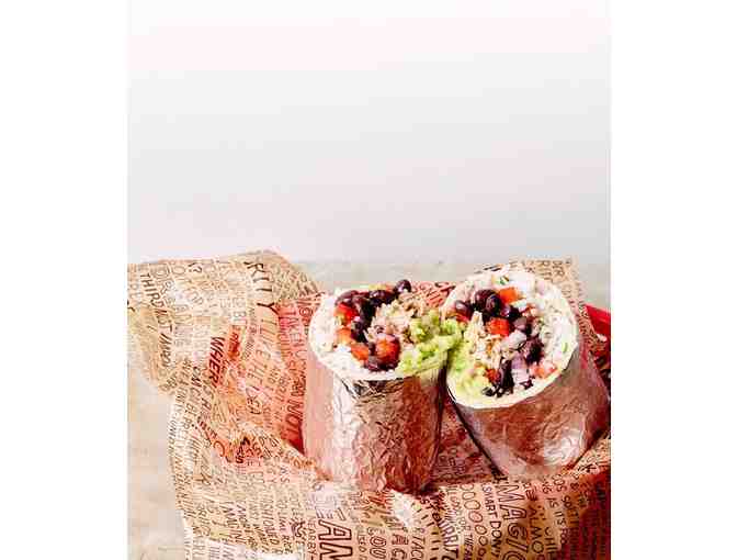 Dinner for 4 at Chipotle