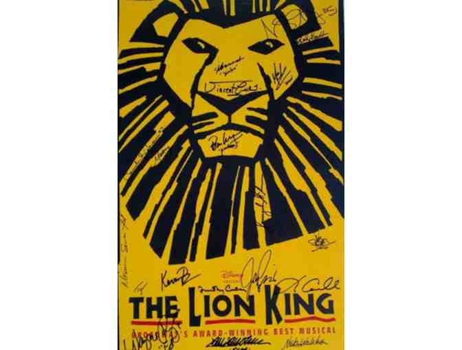 Lion King Broadway Cast Signed Poster Set