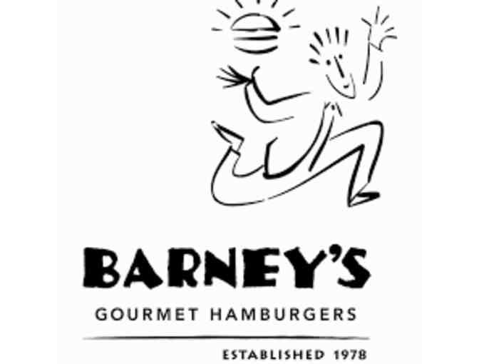 $25 Gift Certificate to Barney's Gourmet Hamburgers