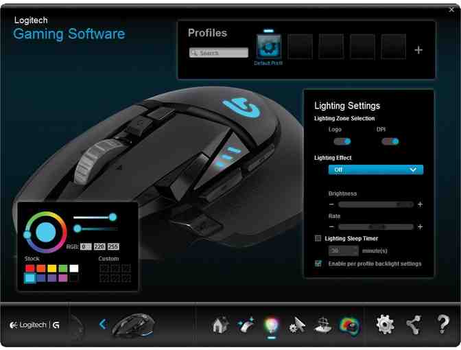 Logitech G502 Proteus Spectrum RGB Tunable Gaming Mouse