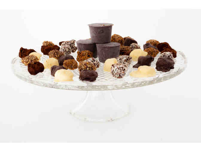 One pound of assorted XOX Truffles per month for 3 Months