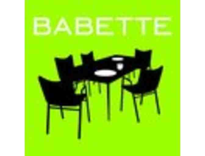 $40 Gift Certificate to Babette Cafe