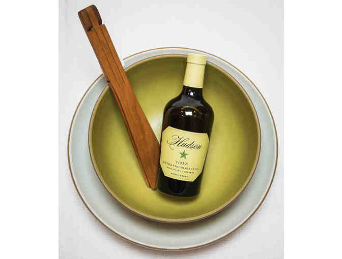 Serving Bowls, Tongs and Olive Olive Set from Heath Ceramics