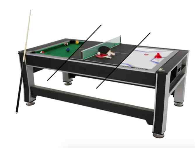 Triumph 3-in-1 Multi-game Air Hockey, Pool, Table Tennis Table - Photo 1