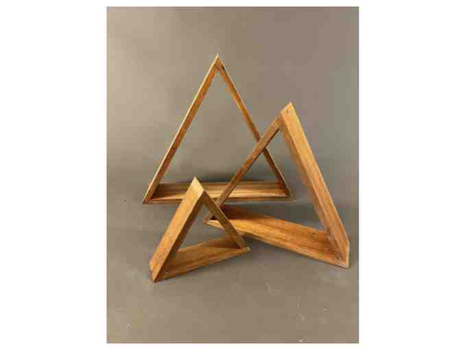 Student-Made Triangle Shelf Set - Photo 1