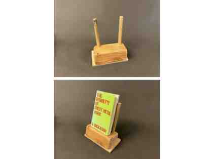 Student-Made Book Display Stand