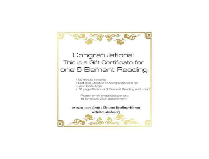 5 Element Health Reading - Photo 1