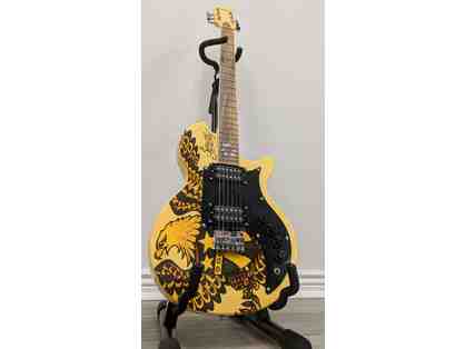 Limited Edition Sailor Jerry Guitar and Guitar Stand