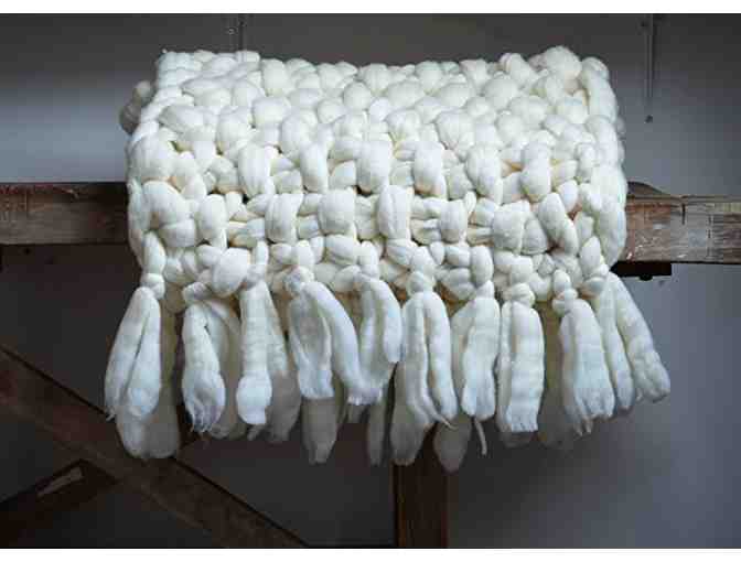 100% Merino Wool Handwoven Blanket