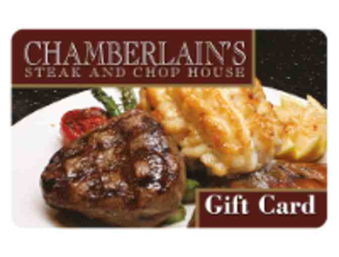 two (2) $25 Gift Card Chamberlain's Steak (Dallas area)(FREE ship PLUS opportunity below!) - Photo 1