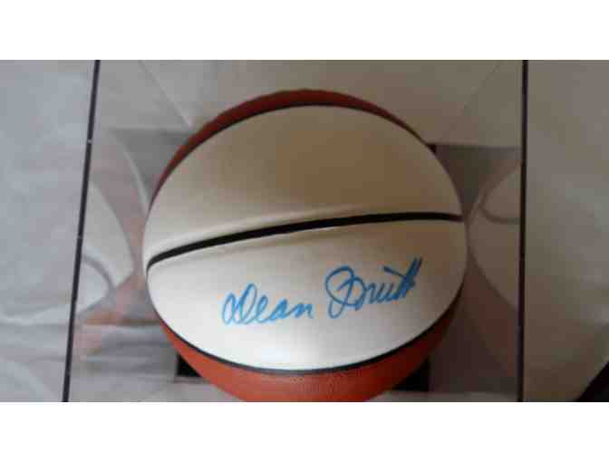 Basketball signed by Dean Smith