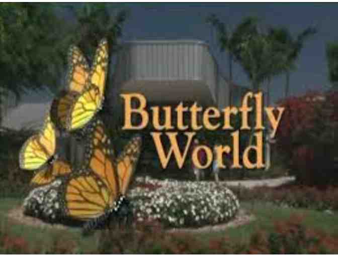 Two Passes to Butterfly World at Tradewinds Park, Coconut Creek, FL