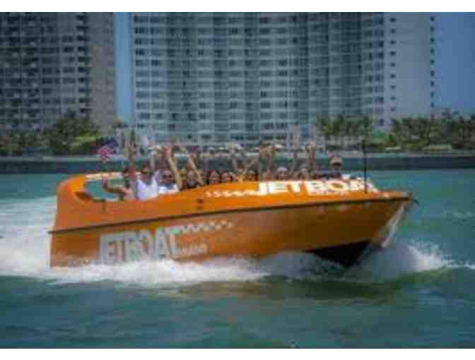 (4) Tickets for Admission Jet Boat Miami's Adrenaline Junkie Ride - Photo 1