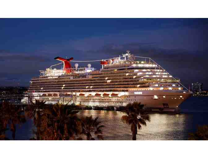7-Day Cruise for (2) Two in an ocean view stateroom on a Carnival Cruise!*