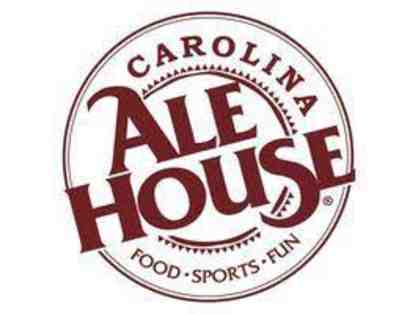 Enjoy a meal at family friendly sports-themed Carolina Ale House with a $50 Cerificate