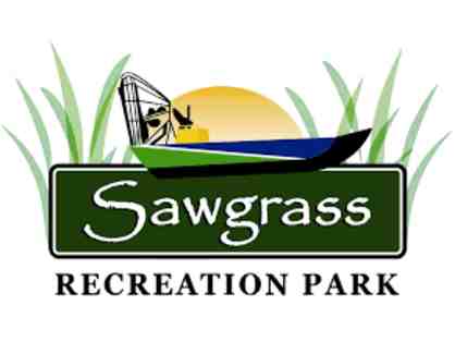 Take a Ride on an Air Boat with Four (4) tickets to Sawgrass Recreation Park