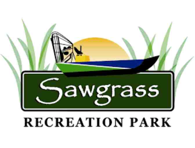 Take a Ride on an Air Boat with Four (4) tickets to Sawgrass Recreation Park - Photo 1