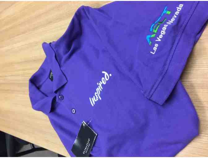 Inspire, 2019 AECT Convention, Purple Polo Shirts size small - Photo 1