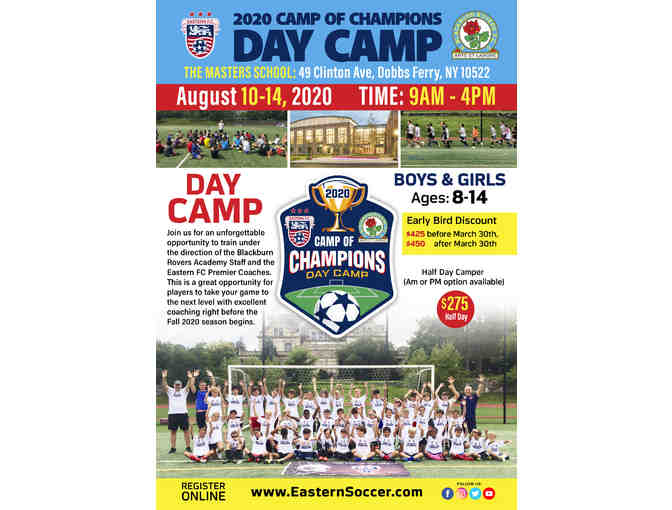 EFC & BLACKBURN ROVERS CAMP OF CHAMPIONS SUMMER DAY CAMP