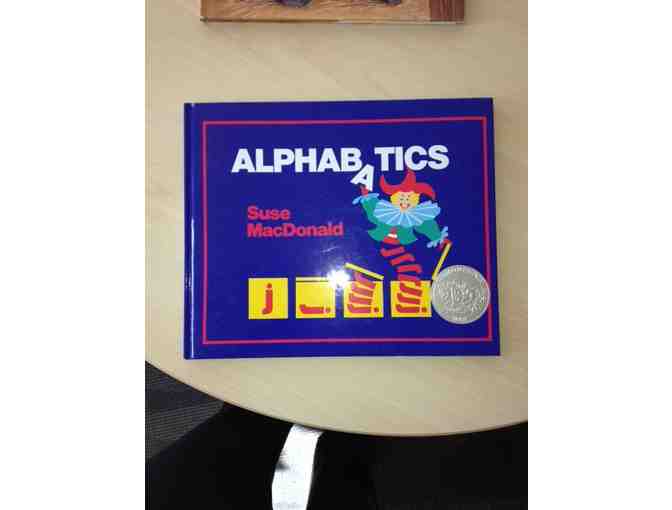 3 Autographed Children's Books; Dino Shapes, Elephants on Board and Alphabatics