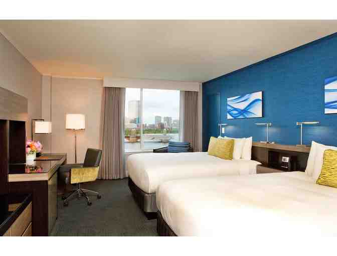 Voucher for 4 Laugh Boston Tickets and a 1-Night Stay at the Royal Sonesta