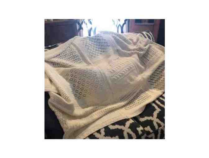 Hand Knitted Throw/Blanket