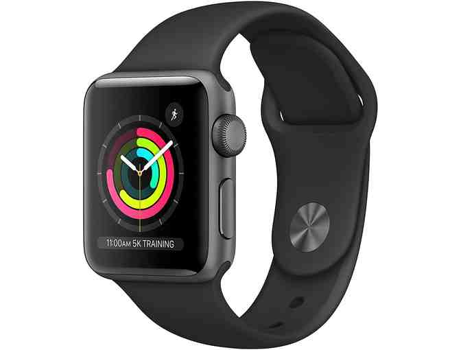 Apple Watch Series 3 (GPS, 38mm) - Space Gray Aluminum Case with Black Sport Band