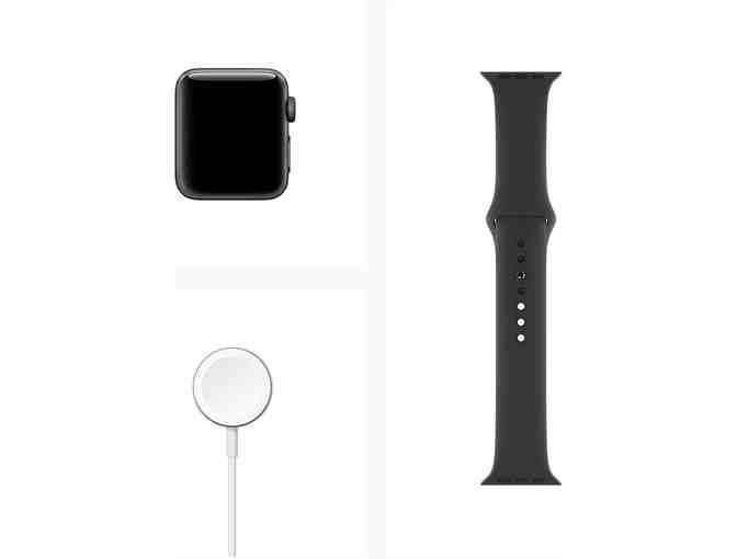 Apple Watch Series 3 (GPS, 38mm) - Space Gray Aluminum Case with Black Sport Band