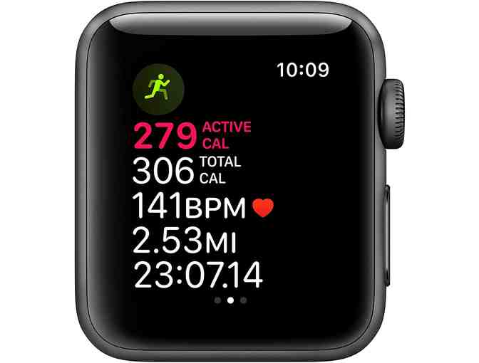 Apple Watch Series 3 (GPS, 38mm) - Space Gray Aluminum Case with Black Sport Band