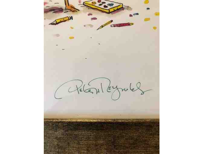 "Artist in Bloom" - Framed and Autographed Print by Peter H Reynolds - Photo 3