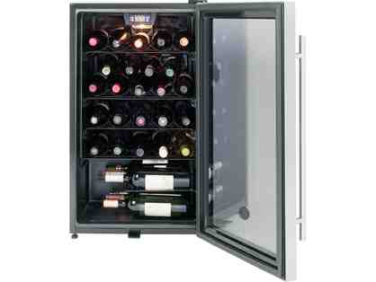 GE Stainless Steel Wine Cooler + CK Mondavi Cabernet Sauvignon 1995