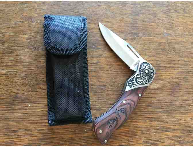 Knife and Leather Knife cover kit