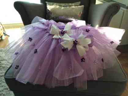 Hand crafted tutu with headband, Size 3-4T