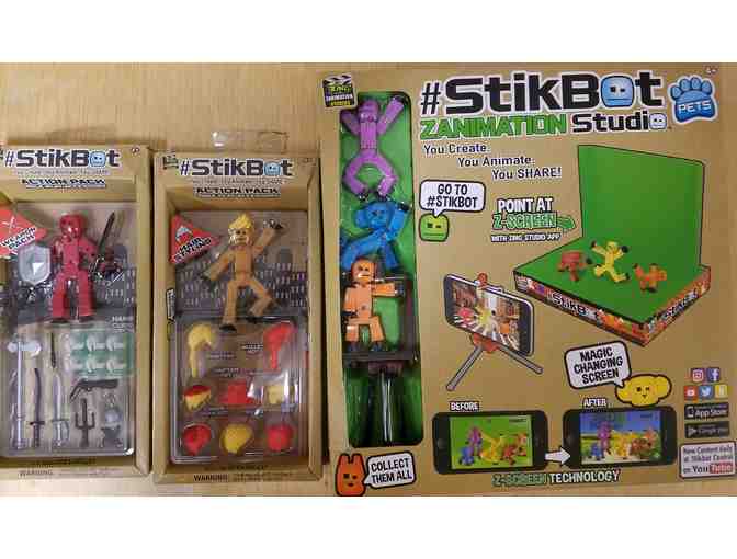 Stickbots: Animation Studio and accessories packs